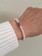 Karma and Luck Cradled in Divinity - Silver Pearl OM Charm Bracelet Review