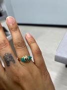 Karma and Luck Improved Shielding - Evil Eye Turquoise Enamel Gold Ring Review