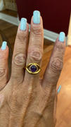Karma and Luck Rejuvenated Life - Gold Plated Evil Eye Amethyst Ring Review