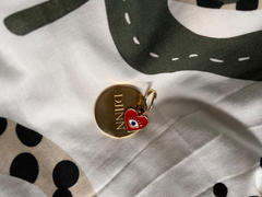 Karma and Luck Genuine Kindness - Bronze Red Enamel Heart Evil Eye Small Pet Tag Review