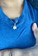 Karma and Luck Wise Spirit - Star of David White Enamel Necklace Review