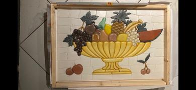 Revisión del frutero de mosaico Mozaico Pietre