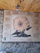 Mozaico Mosaics Tile Art - Revisión de acento de girasol