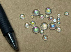 Kat Scrappiness Iridescent Clear AB Droplets Sampler Pack Review