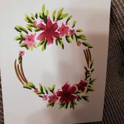 Kat Scrappiness Rustic Floral Wreath Layering Stencils by Pinkfresh Studio Stencils 4.25X5.25 - 5/Pkg Review