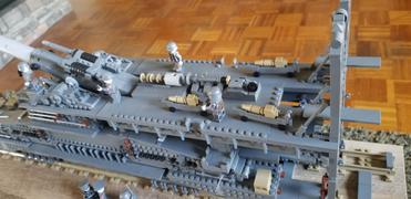 Your World of Building Blocks KAZI KY10005 1:72 German 80cm H[E] Railway Gun  Dora  Review