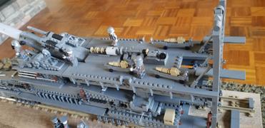 Your World of Building Blocks KAZI KY10005 1:72 German 80cm H[E] Railway Gun  Dora  Review