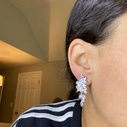 Dareth Colburn Vivian CZ Dangle Bridal Earrings Review