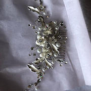 Dareth Colburn Petite Pearl & Floral Backpiece Review