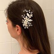 Dareth Colburn Petite Pearl & Floral Bridal Clip Review