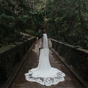 Dareth Colburn Kelly Scalloped Edge Beaded Veil Review