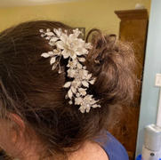 Dareth Colburn Ivory & Floral Bridal Clip Review