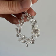 Dareth Colburn Crystal Floral Hoop Earrings Review