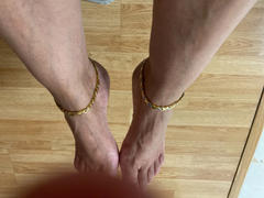 MagnetRX Ultra Strength Titanium Magnetic Therapy Anklet for Women (Gold & Silver) Review