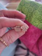 NOGU Paw | Rose Gold Vermeil | CZ Diamond Pup Print Ohrringe Bewertung