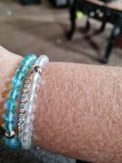NOGU.ca Rainbow White | Silver | Mermaid Glass Macrame Bead Bracelet Review