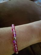 NOGU.ca Magenta | Silver | Mermaid Glass Bead Bracelet Review