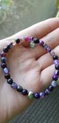 NOGU Purple Line Agate | .925 Sterling Silver | Healing Gemstone Bead Bracelet Review