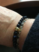 NOGU Blue Sand Stone | .925 Sterling Gold Vermeil | Healing Gemstone Bead Bracelet Review