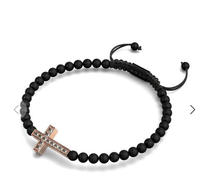NOGU Crystal Cross | 18k Rose Gold & Gunmetal | Black | Macrame Charmballa Bracelet Review