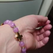 NOGU St. Augustine of Hippo | Gold Cross | Purple Jade Bracelet Review