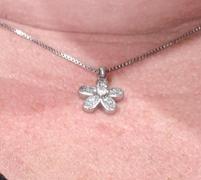 NOGU Flower Power | .925 Sterling Silver | Crystal Infinity Clasp Necklace Review