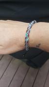 NOGU.ca Milky Way | Gunmetal | Galaxy Glass Macrame Bead Bracelet Review