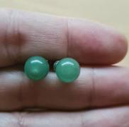 NOGU Green Jade | .925 Sterling Silver | Gemstone Stud Earrings Review