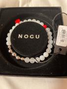 NOGU Matte White Agate | Silver and Red Enamel | Aura Bracelet Review