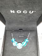 NOGU Aquamarine | .925 Sterling Silver | Mermaid Glass Infinity Clasp Necklace Review