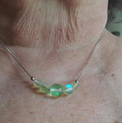 NOGU Emerald | .925 Sterling Silver | Mermaid Glass Infinity Clasp Necklace Review