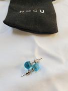 NOGU Aquamarine | .925 Sterling Silver | Mermaid Glass Mini Stud Earrings Review