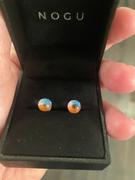 NOGU Pink Nebula | .925 Sterling Silver | Galaxy Glass Mini Stud Earrings Review