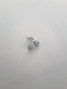 NOGU Midnight Confetti Crystal | .925 Sterling Silver | Mini Kikiballa Earrings Ulasan