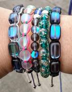 NOGU Milky Way | Silver | Galaxy Glass Pebble Macrame Bracelet Review