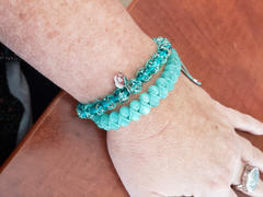 NOGU Teal | Silver | Cheshire Glass Double Macrame Bracelet Review