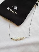 NOGU Ivory | .925 Sterling Silver | Firefly Glass Infinity Clasp Necklace Review