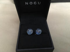 NOGU Indigo | .925 Sterling Silver | Firefly Glass Stud Earrings Review