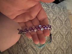 NOGU Purple Rainbow | Silver | Double Galaxy Glass Bracelet Review