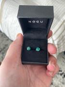 NOGU Teal | .925 Sterling Silver | Mini Firefly Glass Stud Earrings Review