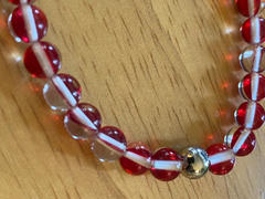 NOGU Dark Vermillion | Silver | Mermaid Glass Macrame Bead Bracelet Review