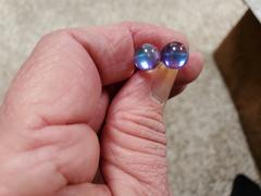 NOGU Ultraviolet | .925 Sterling Silver | Galaxy Glass Stud Earrings Review