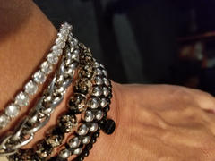 NOGU Glamorous | Gunmetal | Black Cubic Zirconia Crystals | Expression Bracelet Review