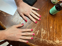 100% PURE The Fuchsia Is Bright Nail Polish Review