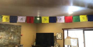 NepaCrafts Product 25 Sheets of Mixed Deities and Windhorse Printed Tibetan Prayer Flags Review