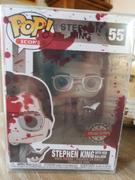 PPJoe Pop Protectors IN STOCK: Funko POP Icons: Stephen King with Blood Splattered Sleeve Review