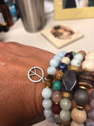 HorseFeathers Jewelry & Gifts Peace Sign Charm Bracelet | Choose Your Gemstone Review