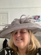 Fascinators Direct Classic Sinamay Mercury Grey Wedding Hat Review