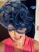 Fascinators Direct Navy Fascinator with Layered Sinamay & Feathers Review