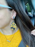Earrings by Emma Natural Sunflower Earrings (Teardrop Dangles) Review